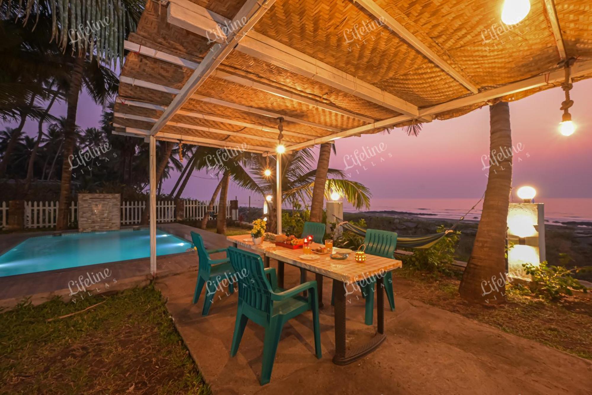 En Ocean Infinity Pool Villa Overlooking Sea ,Beach Touch Алибаг Экстерьер фото